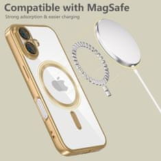 Tech-protect MagFlex MagSafe kryt na iPhone 16e, zlatý