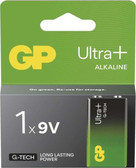 GP Batteries GP Alkalická baterie ULTRA PLUS 9V (6LF22) - 1ks