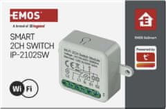 Emos GoSmart modul spínací IP-2102SW, WiFi, 2-kanálový