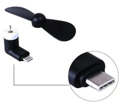 APT VENTILÁTOR PRO TELEFON USB-C ČERNÝ