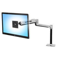 Ergotron LX Sit Stand, Desk Mount LCD Arm, Polished, stolní rameno max. 43" obrazovka