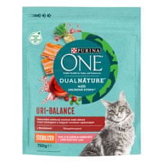 Purina ONE DUAL NATURE sterilised losos a brusinka 8x750 g