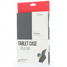 Hama Fold Uni, univerzální pouzdro pro tablet s uhlopříčkou 24-28 cm (9,5-11"), šedé