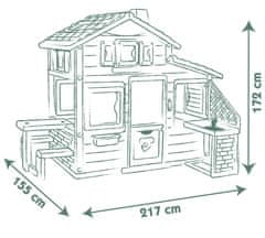 Smoby Domeček Life Friends House s kuchyní rozšiřitelný