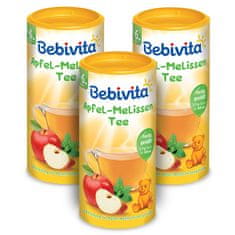 Bebivita Jablečno-meduňkový čaj-instantní, 3 × 200g