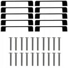Ruhhy 22280 Nábytkové úchytky 103 mm, 10 ks černá