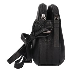 Lagen Dámská kožená crossbody kabelka LG189 black