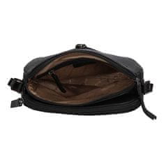 Lagen Dámská kožená crossbody kabelka LG189 black