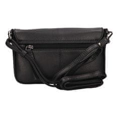 Lagen Dámská kožená crossbody kabelka LG050 black