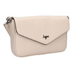 Lagen Dámská kožená crossbody kabelka LG050 white