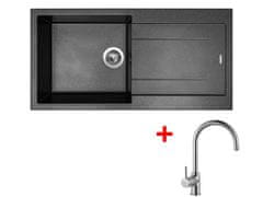 Sinks AMANDA 990 Metalblack + Vitalia