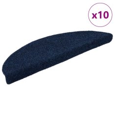 Vidaxl Samolepicí nášlapy na schody 10 ks navy 56x17x3 cm vpichované