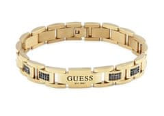 Guess Stylový pozlacený náramek Frontiers JUMB01342JWYGBKT/U