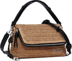 Desigual Dámská crossbody kabelka Half Logo Raffia Ha Ve 25SAXO081014