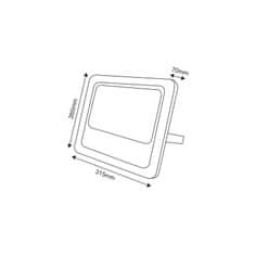 ACA ACA Lighting solární SMD LED reflektor 100W 6000K IP66 120d Ra70 SV10060