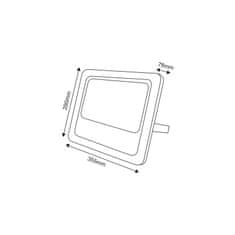 ACA ACA Lighting solární SMD LED reflektor 200W 6000K IP66 120d Ra70 SV20060