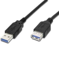 PremiumCord kabel prodlužovací USB 3.0, A-A, 2m