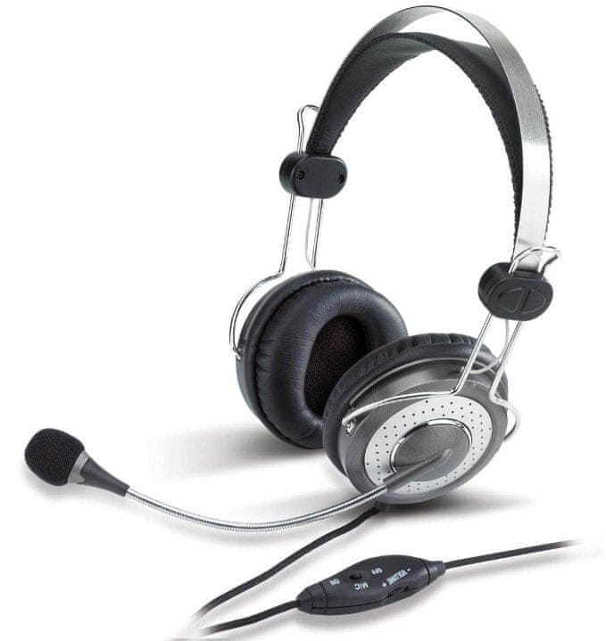Genius headset - HS-04SU (sluchátka + mikrofon) - zánovní