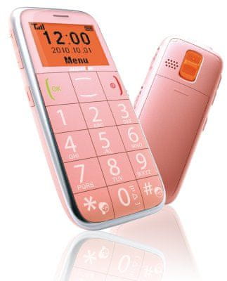 Aligator A500i Senior Pink - telefon pro seniory