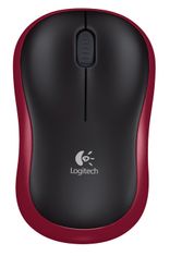 Logitech Wireless Mouse M185 Red (910-002240)