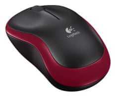 Logitech Wireless Mouse M185 Red (910-002240)