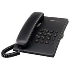 Panasonic PANASONIC KX TS500CXB, stolní telefon, černý