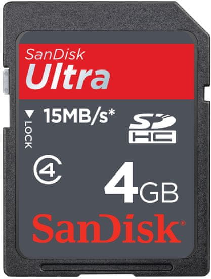 SanDisk SDHC Ultra 4 GB (class 6)