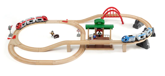 Brio WORLD 33512 Cestovní sada s výhybkou