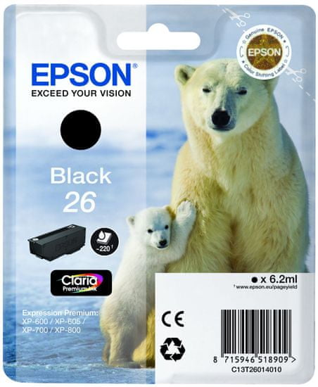 Epson T2601, černá (C13T26014010)