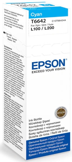 Epson T6642 azurová (C13T66424A)