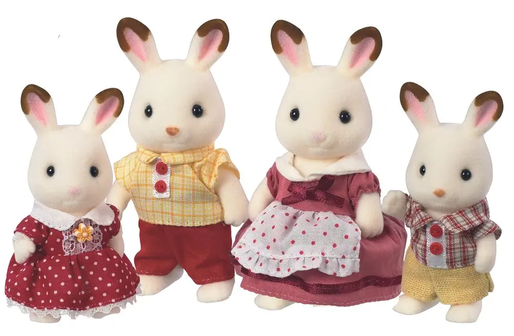 Sylvanian Families Rodina chocolate králíků - zánovní
