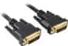 PremiumCord DVI-D propojovací kabel (dual-link - 24+1), MM, 2 m