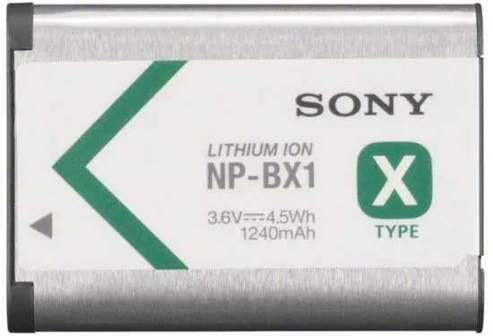 Sony NP-BX1 Li-Ion type X akumulátor 1 240 mAh (NPBX1.CE)