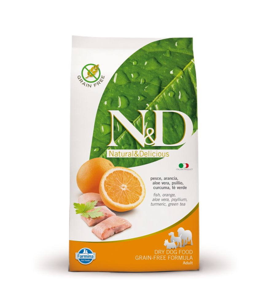 N&D GF DOG Adult Fish & Orange 12 kg