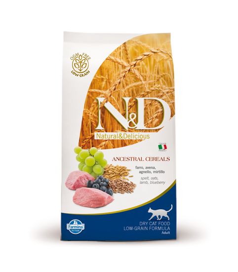 N&D LG CAT Adult Lamb & Blueberry 10 kg