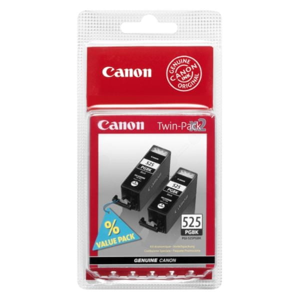 Canon PGI-525Bk (2x19ml) (4529B010), černá pigmentová