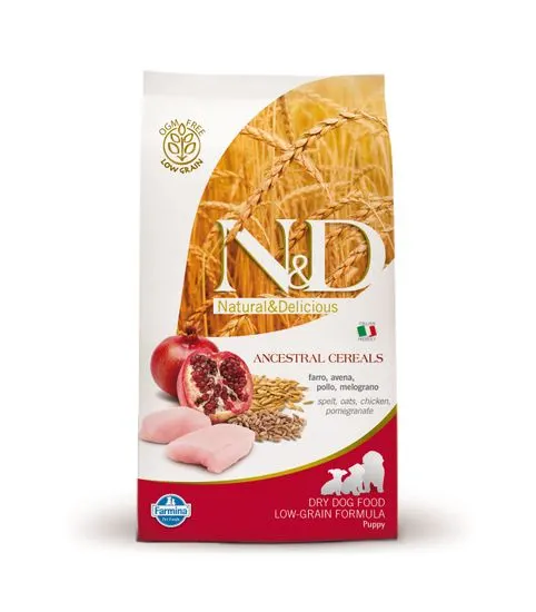 N&D LG DOG Puppy Mini Chicken & Pomegr 2,5 kg