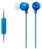 Sony MDR-EX15APL sluchátka s mikrofonem (Blue)