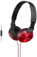 Sony MDR-ZX310APR sluchátka s mikrofonem (Red)