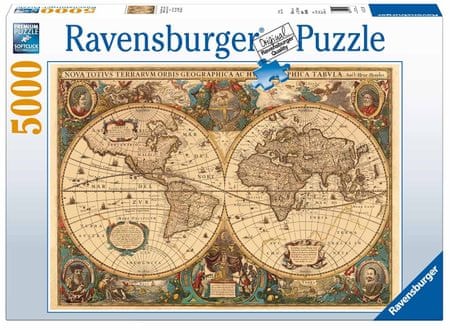 ravensburger puzzle térkép Ravensburger Történelmi térkép Puzzle, 5000 db | MALL.HU