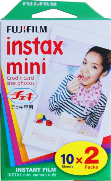 Papier photo instantané Fujifilm FILM INSTAX MINI BIPACK (20