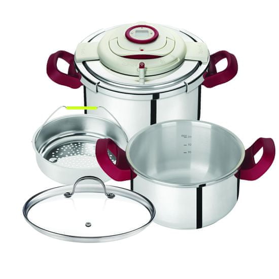 Tefal Tlakový hrnec Clipso 6 + 4,5 l P4442065