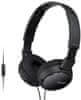 Sony MDR-ZX110APB sluchátka s mikrofonem (Black)