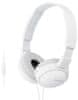 MDR-ZX110APW sluchátka s mikrofonem (White)