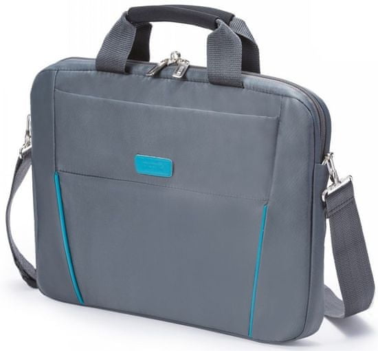 Dicota Slim Case BASE 14-15.6 grey/blue