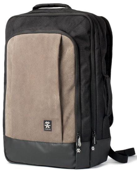 Crumpler Proper Roady Leather Backpack XL - suede leather / black