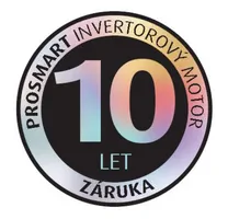 10letá záruka na invertorový motor