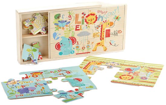 Fisher-Price Puzzle 3 v 1 dřevěné