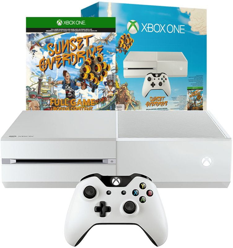 Microsoft Xbox One Special Edition Sunset Overdrive 500GB White