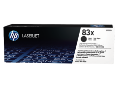 HP č.83X Černá originální tonerová kazeta LaserJet s vysokou výtěžností (CF283X)